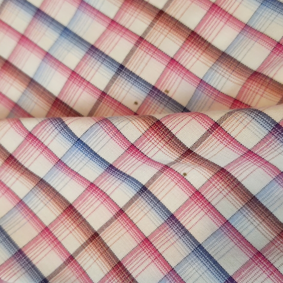 Tommy Hilfiger Button Up Short Sleeve 80's 2 Cotton Plaid Size XXL - Picture 14 of 15